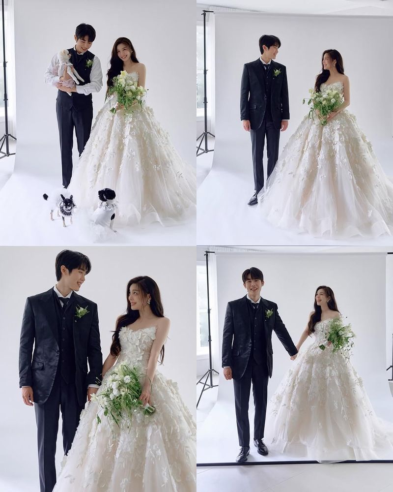 Foto pre wedding Ailee & Choi Si Hun.