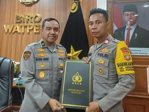 Aiptu Agus Pendiri TPA di Jakbar Dapat Tiket Sekolah dari Kapolri