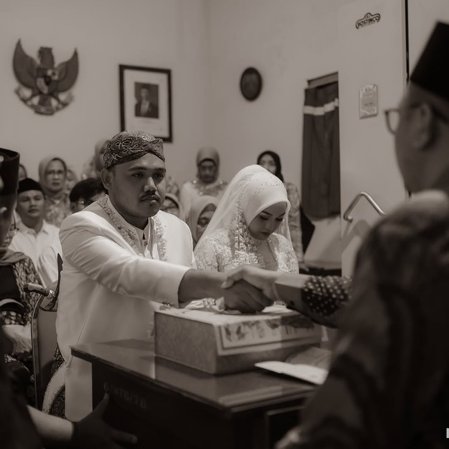 Akad nikah Salma Salsabil dan Dimansyah Laitupa.