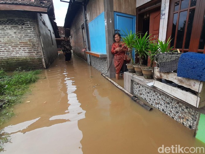 Banjir di Desa Doropayung, Kecamatan Juwana, Pati, Kamis (30/1/2025) siang.