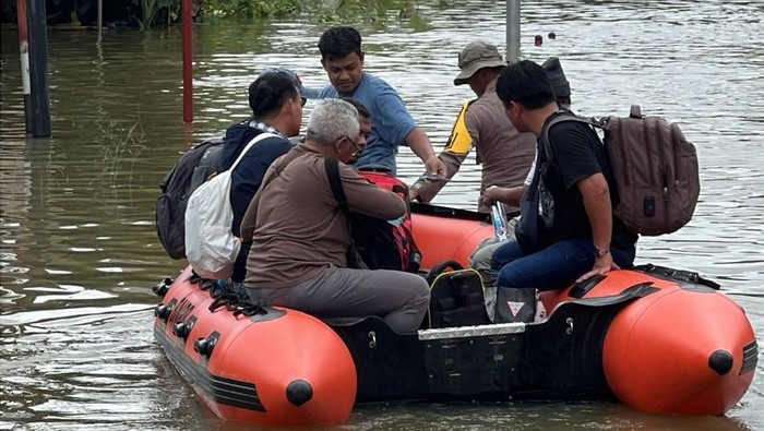 Banjir di Kecamatan Entikong, Kabupaten Sanggau, Kalimantan Barat. Dokumen Istimewa