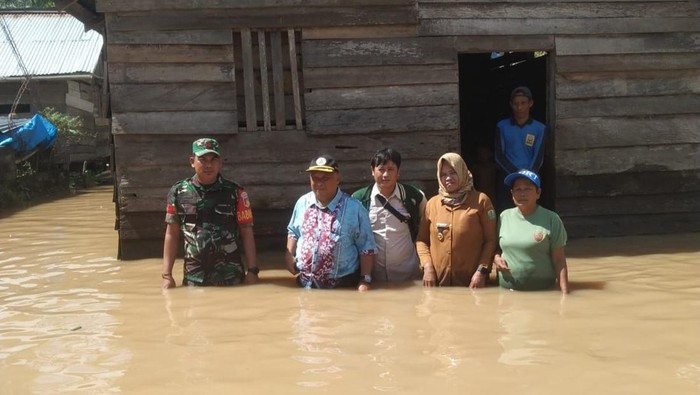 Banjir merendam pemukiman warga di Buol, Sulawesi Tengah. Dokumen Istimewa