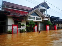 Desa Mejobo Kudus Terendam Banjir Luapan Sungai Dawe
