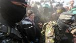 Foto Udara Warga Gaza Menyemut Saat Pembebasan Sandera Hamas