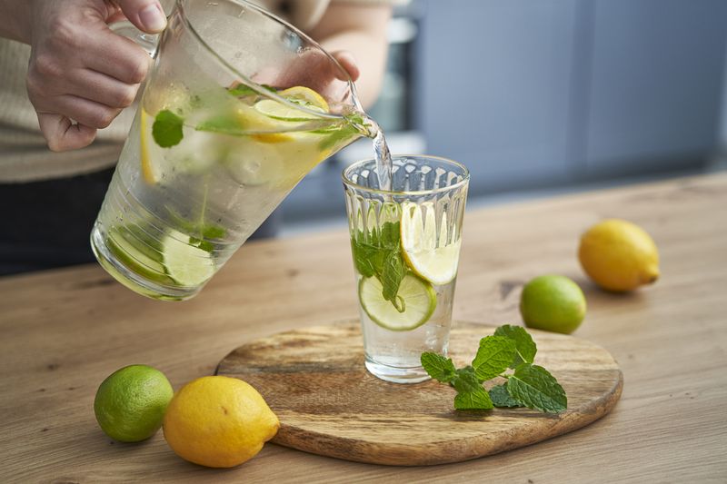 Ilustrasi air lemon