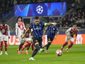 Inter Vs Monaco: Menang 3-0, Nerazzurri Langsung ke 16 Besar