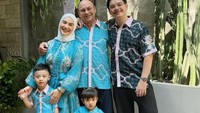 Pada momen Idul Fitri tahun 2024, Johan Gustaaf Paula De Beule ikut merayakan bersama Irish Bella. Ini menjadi foto Lebaran terakhir Irish Bella bersama ayahnya. Foto: dok.Instagram Irish Bella
