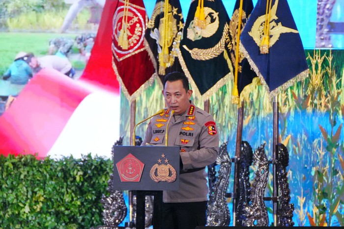 Kapolri Jenderal Listyo Sigit Prabowo dalam Rapim TNI-Polri 2025, dihadiri Presiden Prabowo Subianto. (Dok Istimewa)