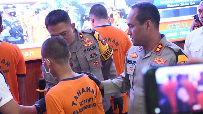 Komplotan pelaku curanmor spesialis rumah kos di Madiun diringkus