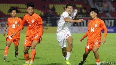 Indonesia U-20 Vs India U-20 : Garuda Muda Menang Telak 4-0