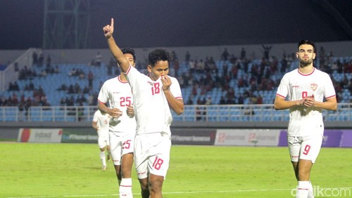 Laga Indonesia U-20 vs India U-20 dalam ajang Mandiri U-20 Chalange Series di Stadion Gelora Delta Sidoarjo, Kamis (30/1/2025).