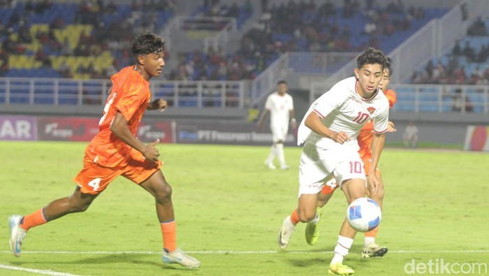 Laga Indonesia U-20 vs India U-20 di Stadion Gelora Delta Sidoarjo