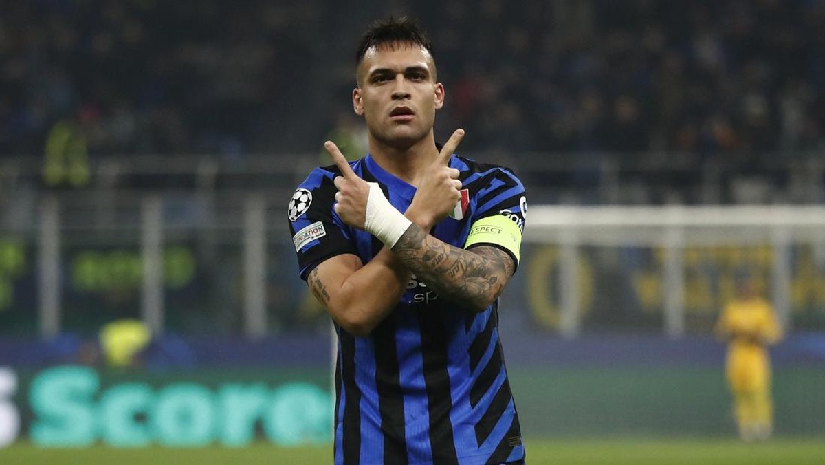 Lautaro Martinez lagi tajam-tajamnya bersama Inter Milan (REUTERS/Alessandro Garofalo)