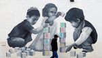 Mural Dukung Palestina di Dublin