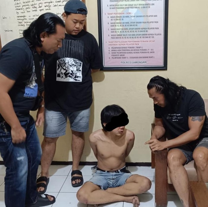 pelaku pencurian di lamongan diamankan