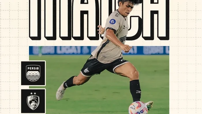 Persib Bandung Vs PSM Makassar dalam laga Liga 1 2024/2025.