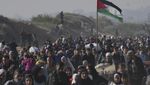 Potret Bersejarah Ribuan Warga Gaza Pulang ke Rumah
