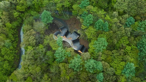 Rumah saling bergandengan 'Hand in Hand House'