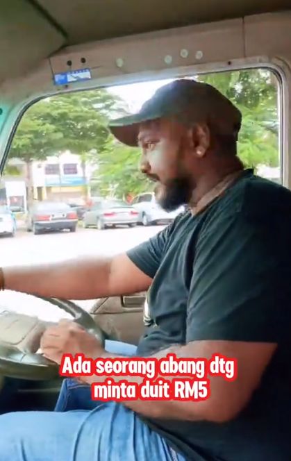 Mulia! Bantu Orang Kelaparan, Supir Truk Ini Dapat Simpati