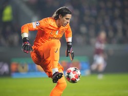 Inter Milan adalah tim dengan clean sheets terbanyak di Liga Champions musim ini dengan delapan kali. Kiper Yann Sommer, memang tangguh betul (AP)