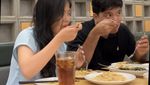 Frans Faisal Mesra Makan dan Belanja Bulanan Bareng Calon Istri