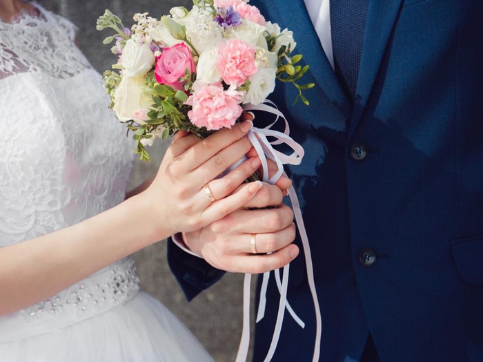 Ilustrasi pengantin dan pernikahan Ilustrasi pengantin dan pernikahan