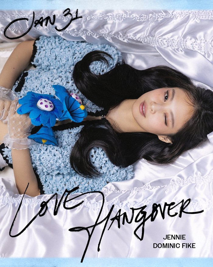 Foto Jennie buat single Love Hangover.