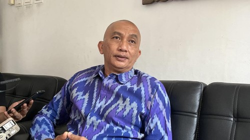 Kadisnaker ESDM Bali, Ida Bagus Setiawan, saat ditemui di kantornya, Jumat (31/1/2025). (Rizki Setyo/detikBali)