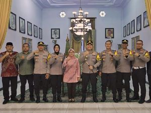 Jalin Sinergitas, Kapolres Blitar Silaturahmi dengan Forkopimda