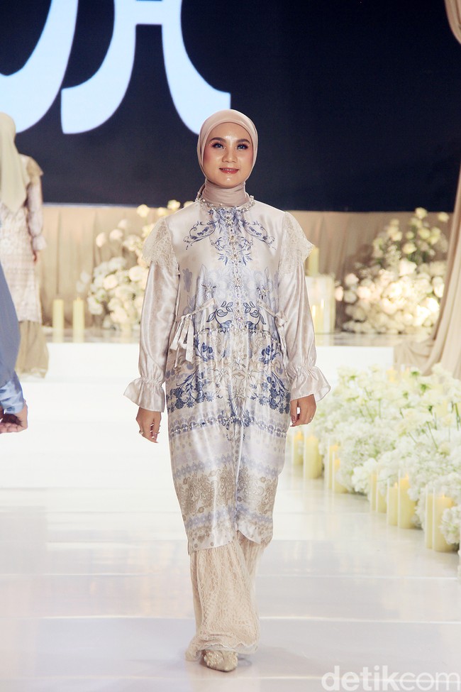 Inilah koleksi terbaru Brand Vanilla Hijab untuk baju lebaran 2025 bertempat di Sampoerna Strategic Square, Karet Semanggi, Jakarta Selatan, Kamis [30/1/2025]. Foto: Mohammad Abduh/detikcom.