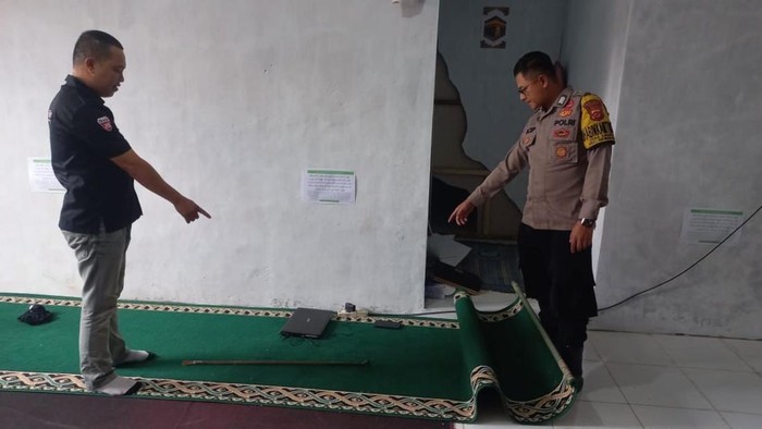 Lokasi AN ketiduran usai mencuri barang berharga di SDN Sirnasari 2