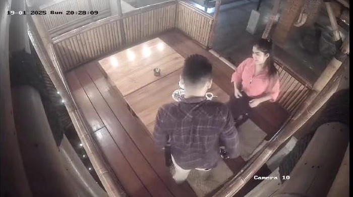 Penampakan terakhir Uswatun Khasanah bersama Antok sebelum dimutilasi di hotel