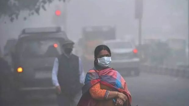 Polusi udara di Mumbai, India.