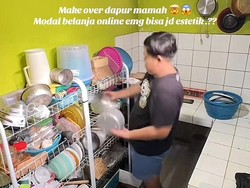 Viral Renovasi Dapur Penuh Semut Modal Belanja Online, Jadi Begini Hasilnya