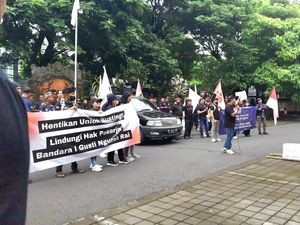 Demo di Disnaker ESDM Bali, Serikat Pekerja PT APS Sampaikan Lima Tuntutan