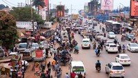 Uganda di posisi ke-8. Partikel-partikel PM2.5 tersebut menyebabkan iritasi dan peradangan serta telah dikaitkan dengan masalah pernapasan dan penyakit ginjal kronis (Getty Images/Getty Images)