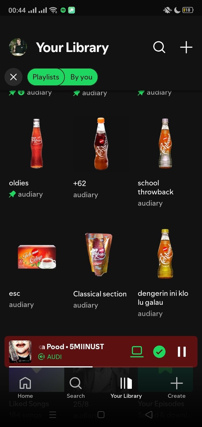 10 Foto Cover Playlist Musik ala Netizen Ini Isinya Makanan Enak