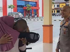 Viral Anak Petugas Kebersihan Polda Babel Jadi Polisi, Berikut Kisahnya