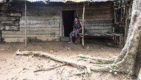 Jangga Aur yang secara geografis berada di wilayah perbukitan dan lembah, serta dihuni mayoritas warga Suku Batin Sembilan dari keturunan Singo Mulyo atau Datuk Lenggang Laut dan merupakan salah satu desa terisolir di kabupaten itu.
