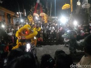 Indahnya Toleransi di Bali, Etnis Tionghoa Gelar Barongsai di Pura