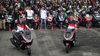 Lebih dari 25 paguyuban Honda PCX ini berasal dari Jakarta dan Jawa Barat.