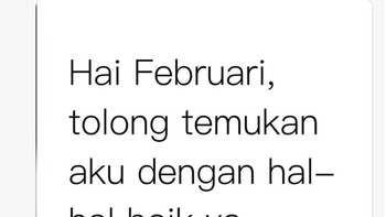 Hai Februari semoga lebih baik. Foto: X.com