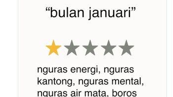 Januari dapat bintang satu... begitu berat. Foto: X.com