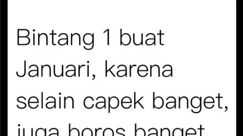 Dapat bintang satu dulu, karena capek dan boros banget. Foto: X.com
