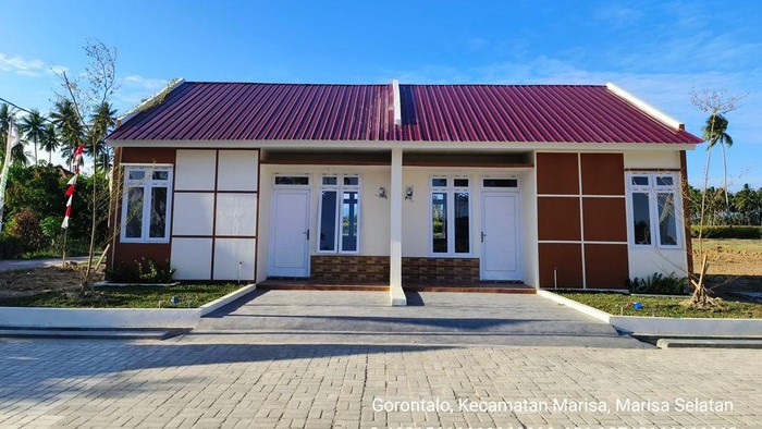Penampakan rumah di Perumahan Green Panua Residence