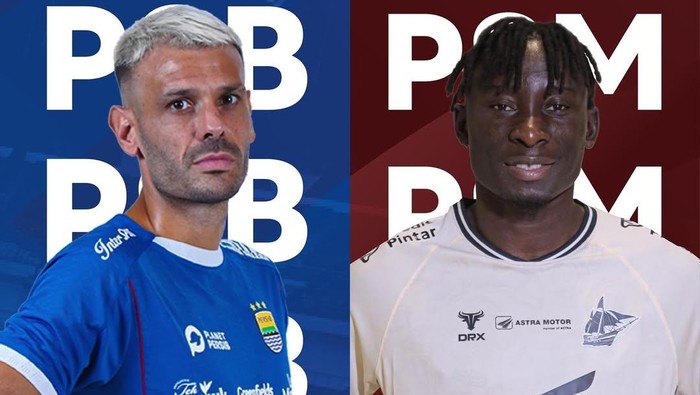 Persib Bandung Vs PSM Makassar dalam laga pekan ke-21 Liga 1 2024/2025 di Stadion Gelora Bandung Lautan Api.