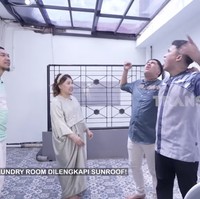 Area terbuka di atas dimanfaatkan untuk laundry room alias tempat untuk mencuci dan menjemur. (Foto: YouTube/Trans7 Official)