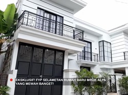 10 Foto Rumah Baru Mpok Alpa, Mewah Bergaya American-Classic