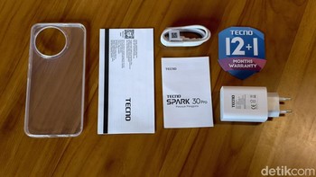 Ini aksesori yang disertakan dalam paket penjualan. Foto: Adi Fida Rahman/detikINET