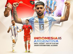 Link Live Streaming Timnas Futsal Indonesia Vs Argentina Malam Ini